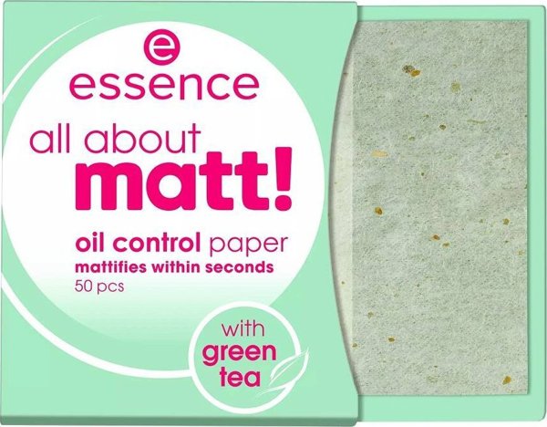 Essence All About Matt! Χαρτάκια Ματ Προσώπου για Απορρόφηση Λιπαρότητας, 50τμχ