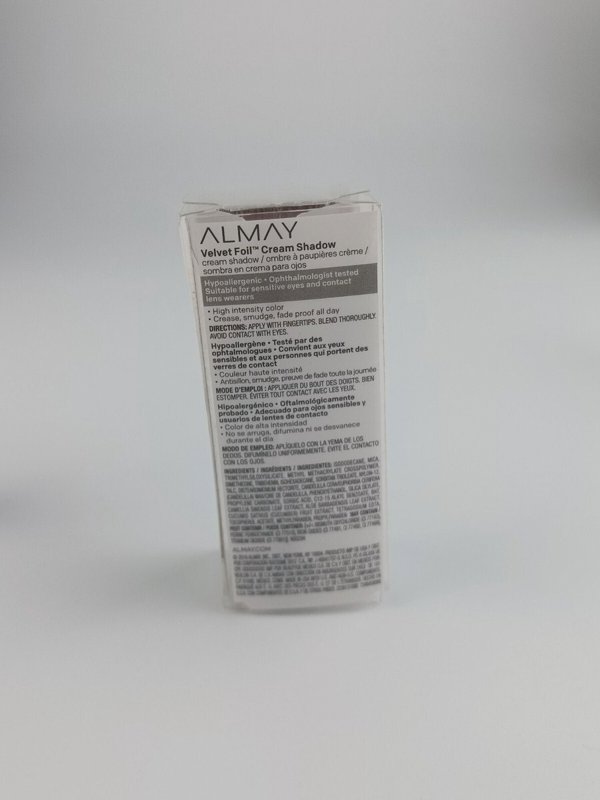 Almay, Velvet Foil, Metallic, Cream Eyeshadow, 080, Out of the Woods, 10.65 ml For Women