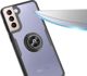 Alogy Θήκη Samsung Galaxy S21 Plus Clear Armor με Ring Holder - Μαύρη
