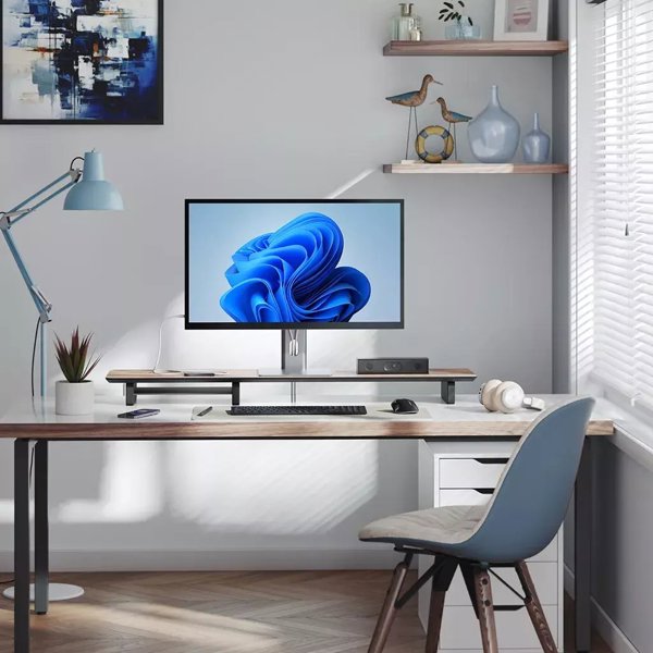 Alogic ASPEKT Raise Stand for 32 Monitor Silver