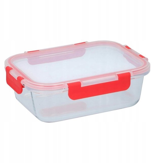 Alpina Γυάλινο Δοχείο Φαγητού με Καπάκι Lunchbox 1 L