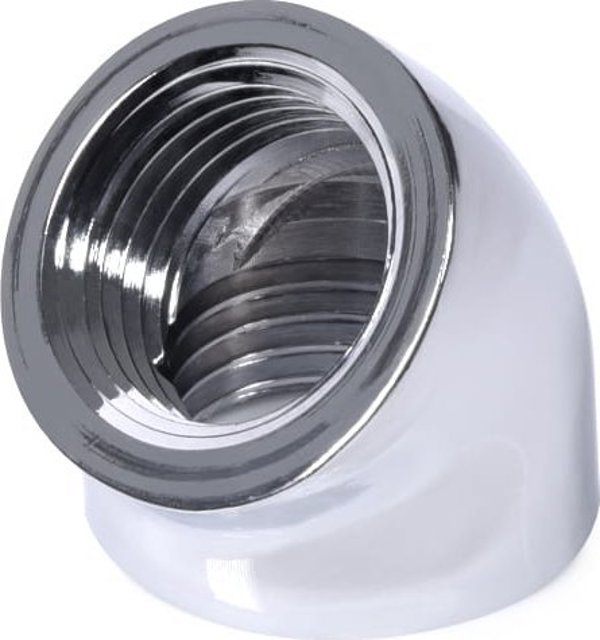 Alphacool Αντάπτορας 45 Μοιρών G1/4 IG σε G1/4 IG, Chrome