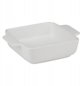 Alpina Ceramiczne naczynie zaroodporne do zapiekania kwadratowe 21x15,8x5,8 cm bialy