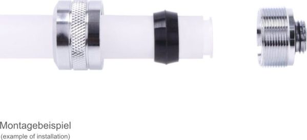 Alphacool Eiszapfen PRO HardTube Fitting 13mm G1/4" - Chrome, 6τμχ