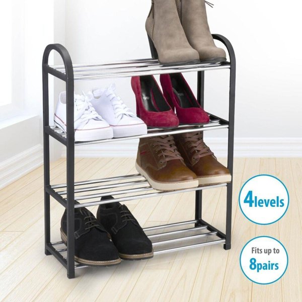 Alpina Shelves ράφι οργάνωσης παπουτσιών 4 επιπέδων Alpina 50 x 18,5 x 57 cm 13963422 8711252556505