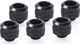 Alphacool Eiszapfen PRO HardTube Fitting 13mm G1/4 - Deep Black, Σετ 6 Τεμαχίων