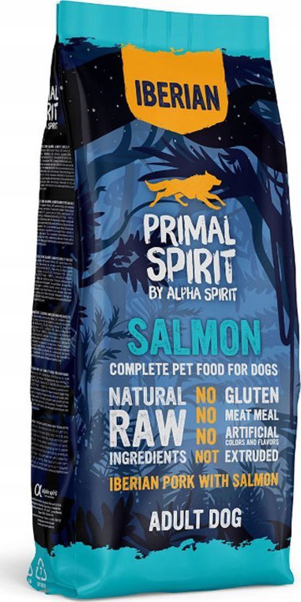 Alpha Spirit Primal Spirit Ξηρή Τροφή για Σκύλους με Ιβηρικό Σολομό 12kg