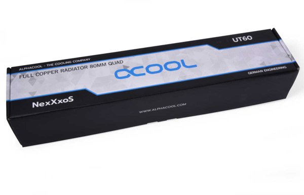 Alphacool Alphacool NexXxoS HPE-60 Full Copper X-Flow 80mm Quad, Radiator (black)
