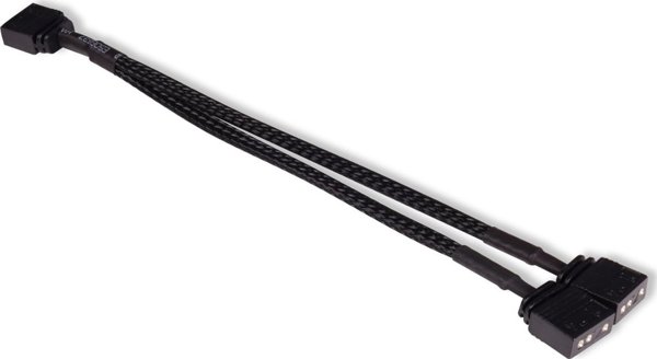 Alphacool Alphacool Y-Splitter aRGB 3-Pin σε 2x 3-Pin 15cm - μαύρο