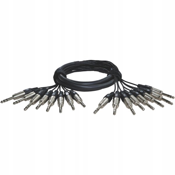 Alva Καλώδιο 8 x TRS σε 8 x TRS, 2m, Professional Audio Cable