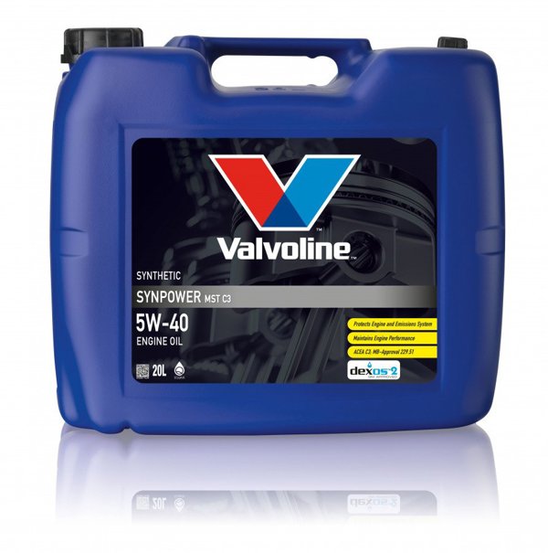 Alyva varikliui SYNPOWER MST C3 5W40 20LBiB, Valvoline