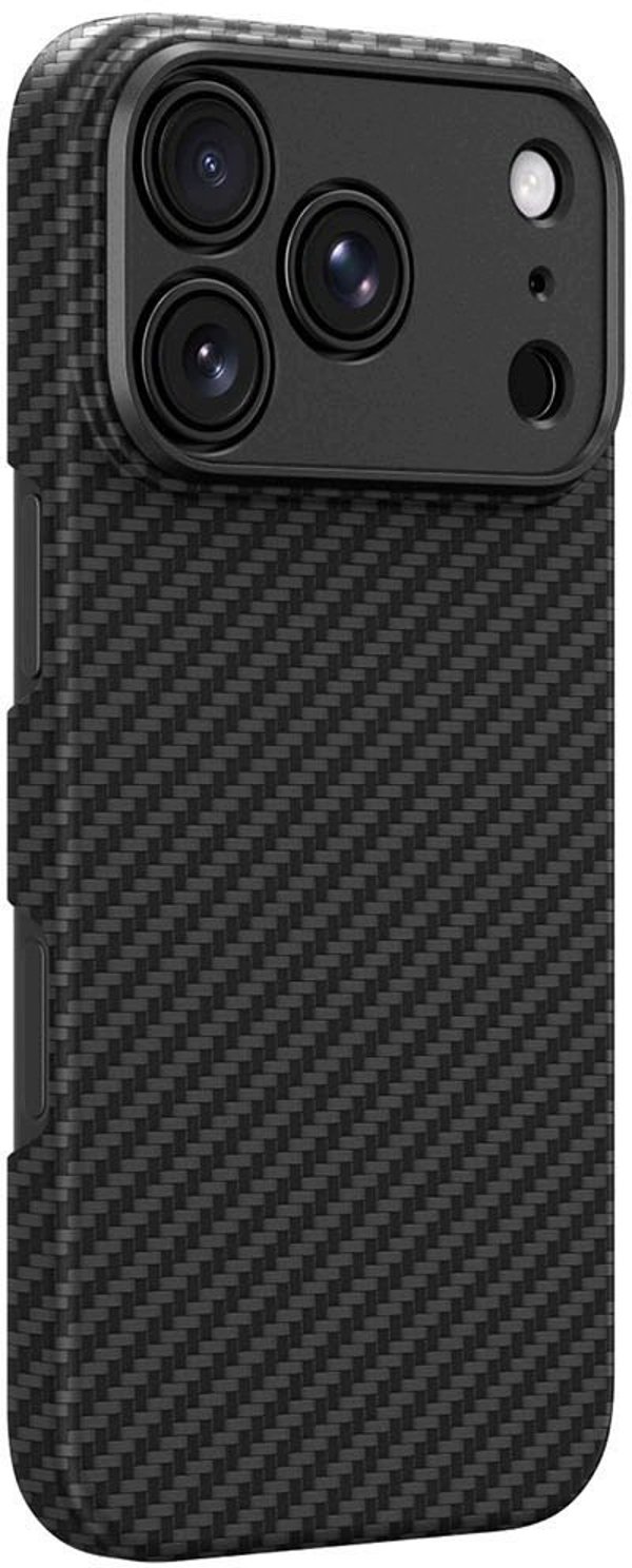 Amazingthing Etui Titan Max Lens na iPhone 18 Pro Max z włókna aramidowego z osłoną aparatu kompatybilne z MagSafe - czarne (4896238102328)