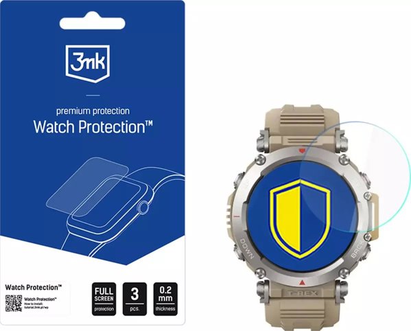 Amazfit T-Rex Ultra - 3mk Watch Protection FlexibleGlass