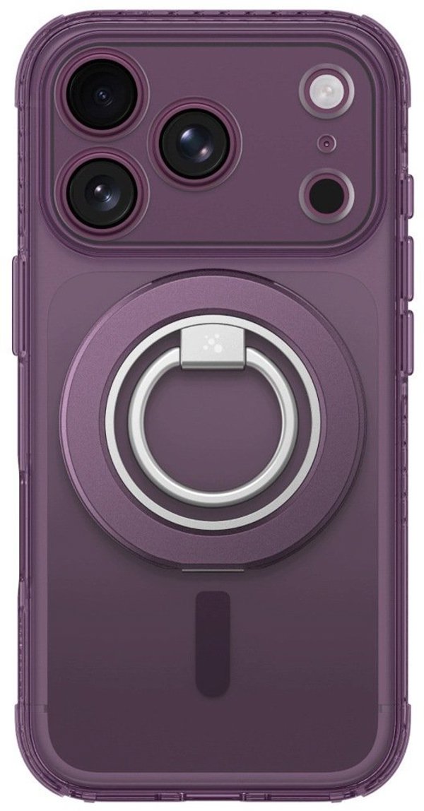 Amazingthing Etui Titan Pro Lens Ring Set na iPhone 18 Pro Max z osłoną aparatu i ringiem magnetycznym kompatybilne z MagSafe - fioletowe (4896238101833)