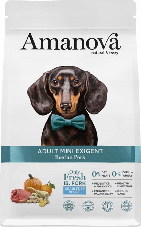 Amanova Amanova  Adult Mini Exigent Iberian Pork 2kg
