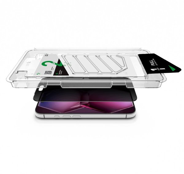 Amazingthing Szkło prywatyzujące matowe Titan +Care Matte Privacy na iPhone 18 Pro Max z ramką montażową (4896238012436)