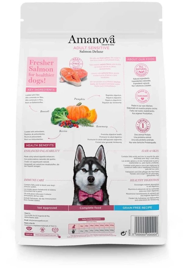 Amanova Amanova Adult Sensitive Salmon Deluxe 10kg