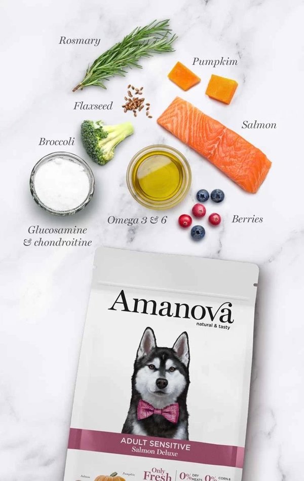 Amanova Amanova Adult Sensitive Salmon Deluxe 10kg