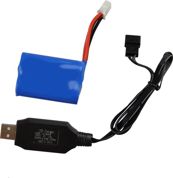 Amewi Blue Barracuda V2 Τηλεκατευθυνόμενο Σκάφος 2.4GHz RTR, Ηλεκτρικό, Μπλε, 8+ Ετών