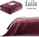 Κουβέρτα AmeliaHome LAILA, Βελούδο, 240x260 cm, Μωβ+φιολενό ροζ AmeliaHome