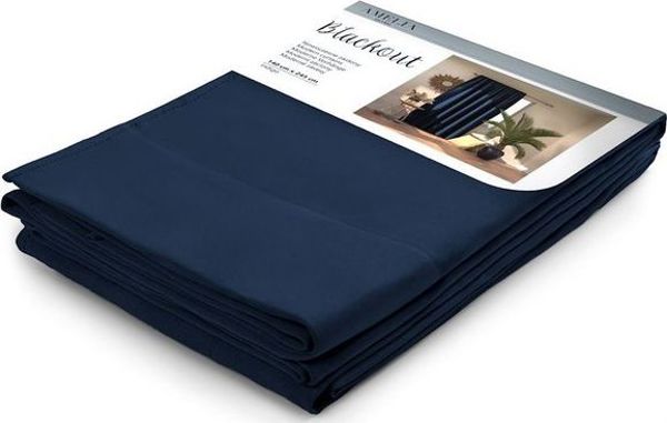 AmeliaHome Κουρτίνα Blackout με ταινία Indigo 140X245