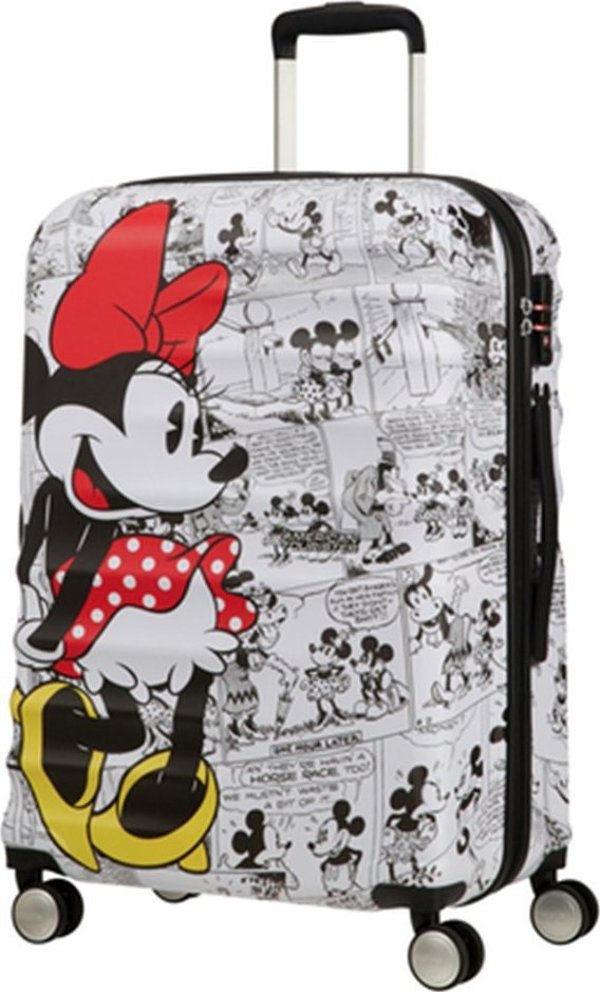 American Tourister Μεσαία βαλίτσα AMERICAN TOURISTER MINNIE COMICS WHITE 85670 Πολύχρωμη