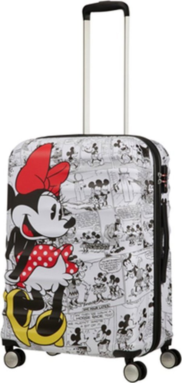 American Tourister Μεσαία βαλίτσα AMERICAN TOURISTER MINNIE COMICS WHITE 85670 Πολύχρωμη