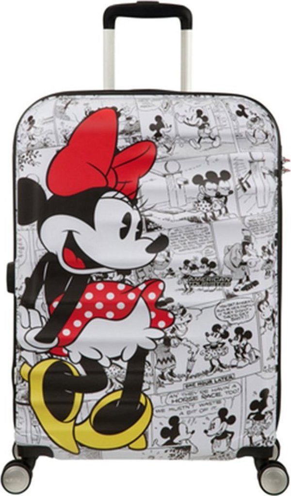 American Tourister Μεσαία βαλίτσα AMERICAN TOURISTER MINNIE COMICS WHITE 85670 Πολύχρωμη
