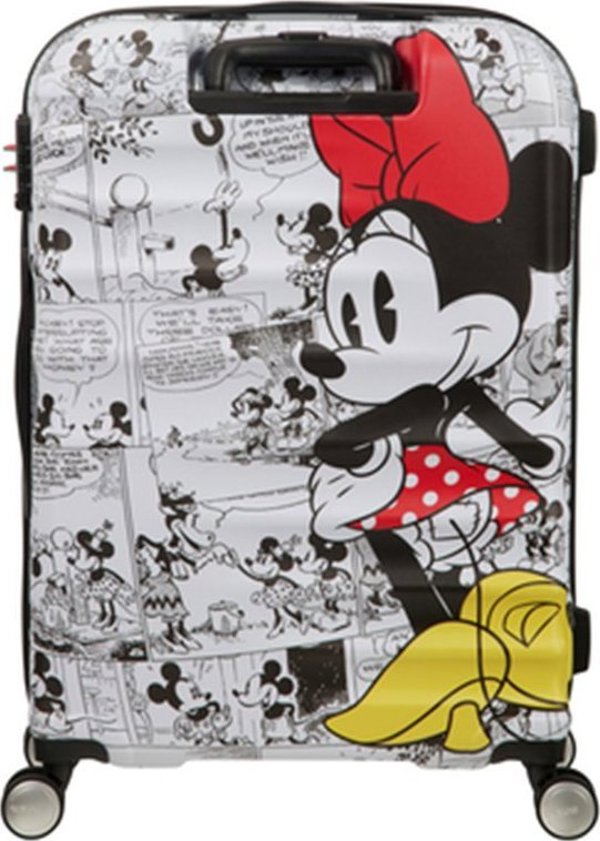 American Tourister Μεσαία βαλίτσα AMERICAN TOURISTER MINNIE COMICS WHITE 85670 Πολύχρωμη