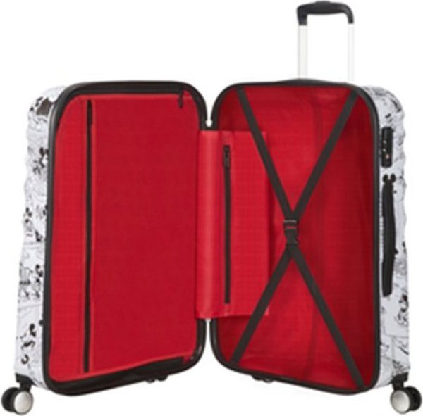 American Tourister Μεσαία βαλίτσα AMERICAN TOURISTER MINNIE COMICS WHITE 85670 Πολύχρωμη