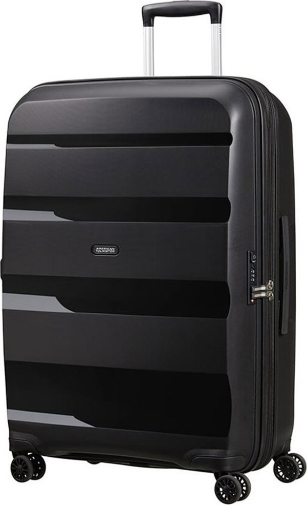 American Tourister Bon Air DLX Μεγάλη Βαλίτσα Σκληρή, Μαύρο Χρώμα, 5400520084996