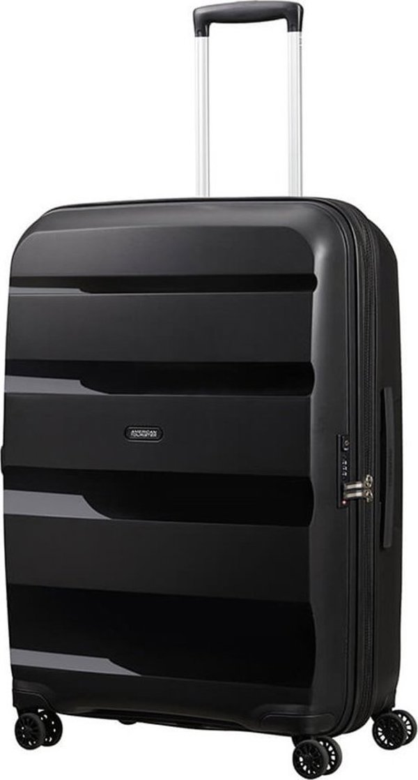 American Tourister Bon Air DLX Μεγάλη Βαλίτσα Σκληρή, Μαύρο Χρώμα, 5400520084996