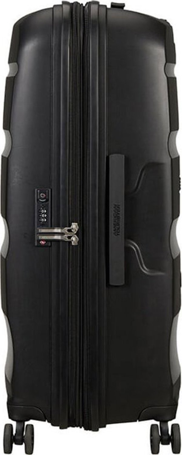 American Tourister Bon Air DLX Μεγάλη Βαλίτσα Σκληρή, Μαύρο Χρώμα, 5400520084996