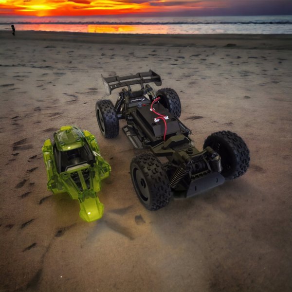 Amewi RC Buggy Razor DIY – Τηλεκατευθυνόμενο Αυτοκίνητο 74 Κομματιών, Πράσινο, 8+ Ετών