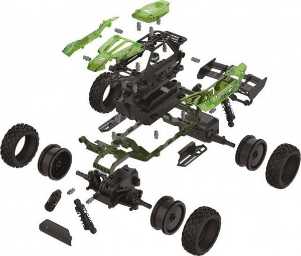 Amewi RC Buggy Razor DIY – Τηλεκατευθυνόμενο Αυτοκίνητο 74 Κομματιών, Πράσινο, 8+ Ετών