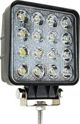 AMiO Lampa robocza 16x LED kwadratowa 9-60V