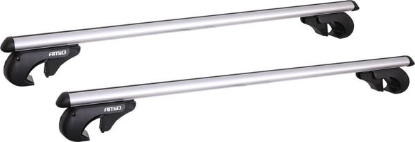 AMiO Bagaznik dachowy na relingi aluminiowy 1350mm crr-02