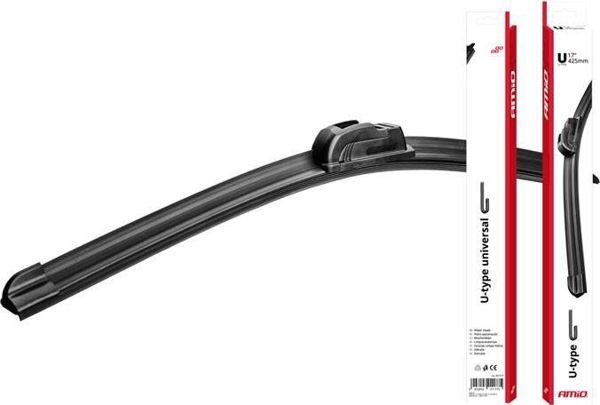 AMiO Υαλοκαθαριστήρας επίπεδος τύπου U 21" (530mm) καθολικός