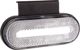 AMiO Lampa obrysowa biala owalna LED- OM-01-W