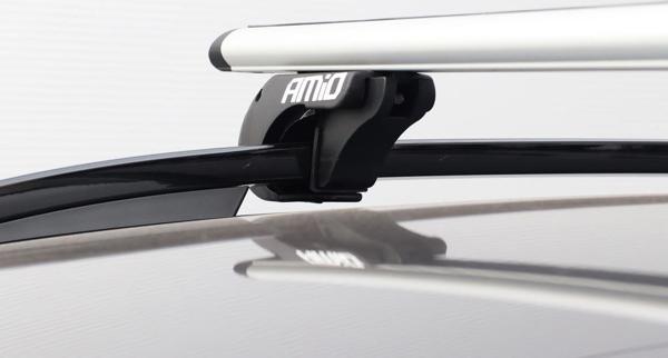 AMiO Μπαγκαζιέρα οροφής αλουμινένια 1200mm CRR-01 για ράγες