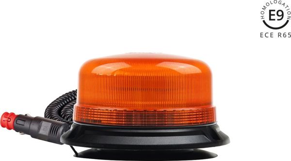 AMiO Lampa ostrzegawcza w03m magnetyczna r65 r10 36led 12/24v ip56