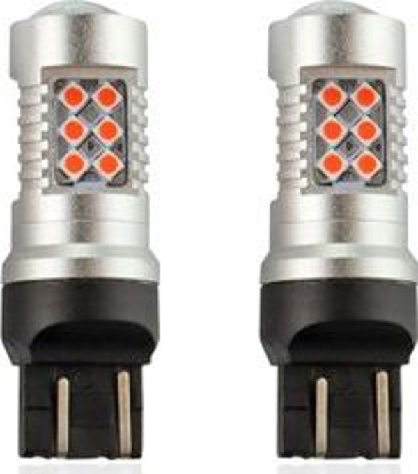 AMiO Zarowki LED W21/5W T20q 12/24V 6.2W 24xSMD 3030