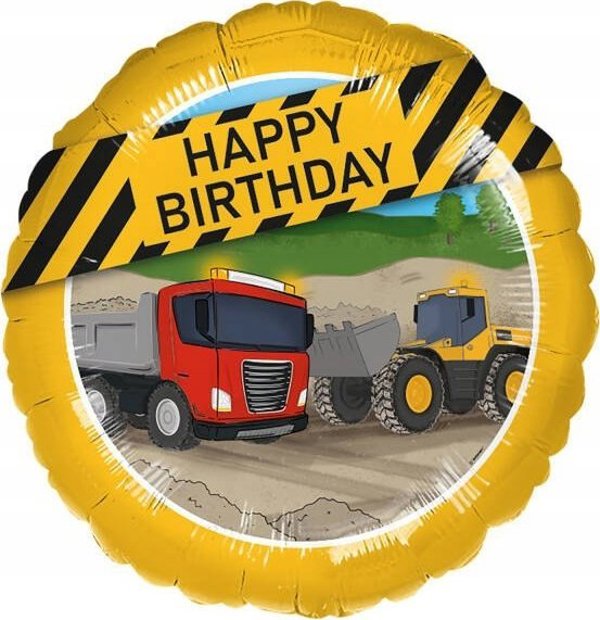 Μπαλόνι foil κατασκευαστικών μηχανών Happy Birthday AMSCAN