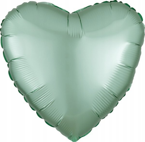 Μπαλόνι foil Lustre Mint Green καρδιά 43cm 9914108