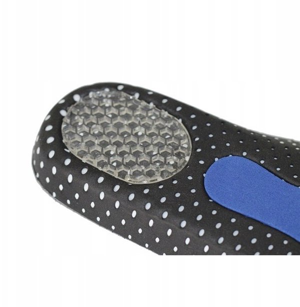 Ανατομική εσωτερική σόλα VM FOOTWEAR με ίνα μπαμπού μέγεθος 41 μαύρη
