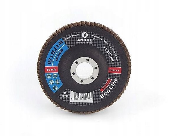 ANDRE SCIERNICA LISTKOWA 125mm P80 ECO LINE WERSJA II