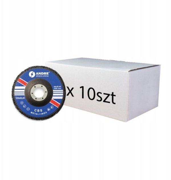 Δίσκος Λείανσης ANDRE CBS 125mm Μέτριος Μπλε