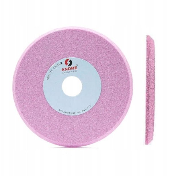 ANDRE PROFILED GRINDING WHEEL 200mm x 8mm x 32mm CRA60K7VE01-35 PINK "TYPE 1C"