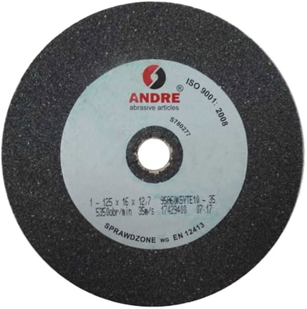 ANDRE SCIERNICA PLASKA 125mm x 16mm x 12,7mm 95A60K5VTE10-35 SZARA TYP 1