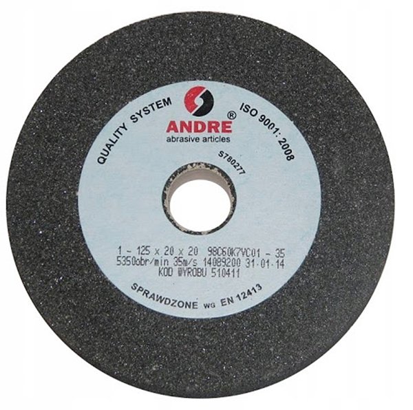 ANDRE Sciernica Plaska 125mm x 20mm x 20mm 98C60K7VC01-35 Czarna Typ 1